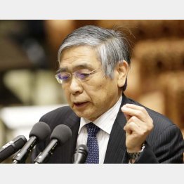 日銀・黒田総裁（Ｃ）日刊ゲンダイ