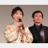 三田佳子と奥山和由プロデューサー（Ｃ）日刊ゲンダイ