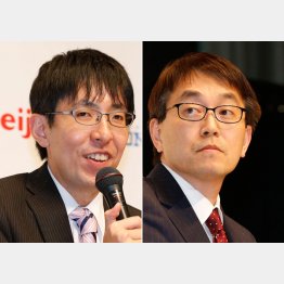 羽生善治竜王（右）と広瀬章人八段（Ｃ）日刊ゲンダイ