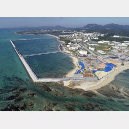 普天間飛行場移設先の沖縄県名護市辺野古の沿岸部（Ｃ）共同通信社