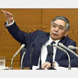 金融緩和は終焉へ（日銀の黒田総裁）／（Ｃ）共同通信社