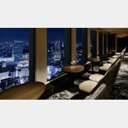 東京の夜景が“２人だけのもの”に（京王プラザホテル）／（提供写真）
