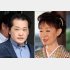 三田佳子（右）と次男の高橋祐也（Ｃ）日刊ゲンダイ