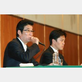 松井府知事と吉村市長（Ｃ）日刊ゲンダイ