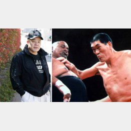 全日本プロレス名誉レフェリーの和田京平さん（右はジャイアント馬場とアブドーラ・ザ・ブッチャー）／（Ｃ）日刊ゲンダイ