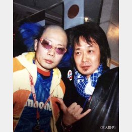 忌野清志郎さんとオフショット（2004年くらいの自転車雑誌対談の時に）／（提供写真）