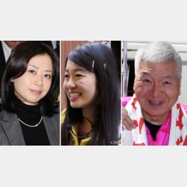（左から）当選した田中美絵子、橋本侑樹、マック赤坂の３氏（Ｃ）日刊ゲンダイ
