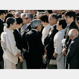 １９９５年も出席した羽生善治九段（右から２番目）（Ｃ）共同通信社