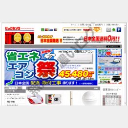 過去に発覚した量販店のニセサイト