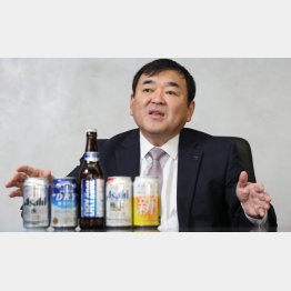 アサヒビールの塩澤賢一社長（Ｃ）日刊ゲンダイ