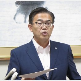 大村秀章愛知県知事は徹底抗戦の構え（Ｃ）共同通信社