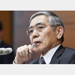 “最後の砦”の株価維持も危うい（日銀の黒田総裁）／（Ｃ）共同通信社