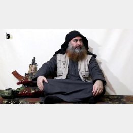 死亡した「イスラム国」（ＩＳ）最高指導者のバグダディ容疑者（Ｃ）ロイター／Al Furqan Media Network