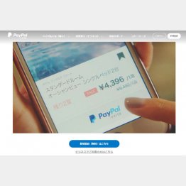 日本でも展開中（PayPal公式HP）