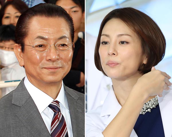 水谷豊（左）と米倉涼子（Ｃ）日刊ゲンダイ