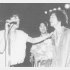 1970年代、内田裕也（右）、遠藤賢司（中）と（PANTA自伝「歴史からとびだせ」から）