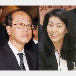 和泉洋人首相補佐官（左）と大坪寛子大臣官房審議官は公費出張デートを報じられた（Ｃ）日刊ゲンダイ