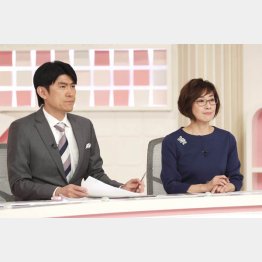 藤井キャスター（左）と小西美穂氏（Ｃ）日刊ゲンダイ