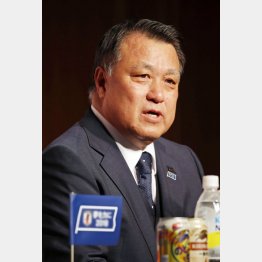 サッカー協会の田嶋会長は退院後にウェブ会見（Ｃ）日刊ゲンダイ