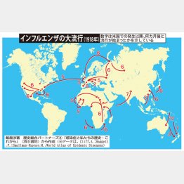 飯島渉著 歴史総合パートナーズ④「感染症と私たちの歴史・これから」（清水書院）から作成（元データは、Cliff,A.;Haggett,P.;Smallman-Raynor,M.,World Atlas of Epidemic Deseases）