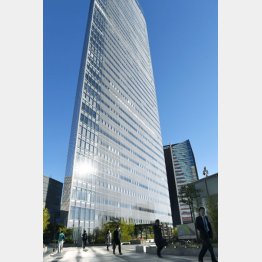 電通本社ビル（Ｃ）共同通信社