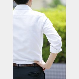 長袖を腕まくりする方が好ましい（Ｃ）日刊ゲンダイ