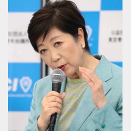 都知事選が終わるまで「第2波ではない」と言い続けるのか（小池百合子都知事）／（Ｃ）日刊ゲンダイ