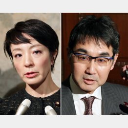 検察と官邸が手打ち？（河井案里と河井克行夫妻両容疑者）／（Ｃ）日刊ゲンダイ