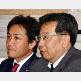 与党とは異なる健全なる野党を（立憲民主の枝野代表と国民民主の玉木代表＝左）／（Ｃ）日刊ゲンダイ