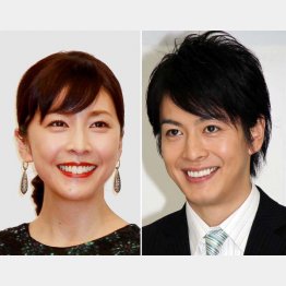 亡くなった竹内結子さんと、夫で俳優の中林大樹さん（Ｃ）日刊ゲンダイ