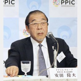 PPIHの安田隆夫会長兼最高顧問（Ｃ）共同通信社