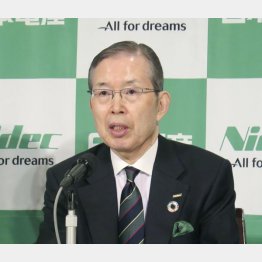 日本電産会長兼CEOの永守重信氏（Ｃ）共同通信社