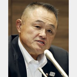 山下JOC会長は情熱を訴えて欲しい（Ｃ）共同通信社