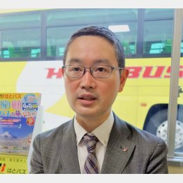 「はとバス」広報室課長の山本雄太さん（Ｃ）日刊ゲンダイ