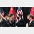 米アンカレジで会談した米国のブリンケン国務長官（右2）とサリバン大統領補佐官、中国の楊潔篪・共産党政治局員（左2）と王毅国務委員兼外相（Ｃ）AP=共同