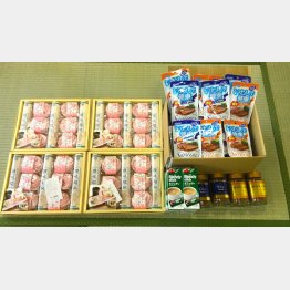 東京・中野区にある子ども食堂「上高田みんなの食堂」に寄付された品々（提供写真）