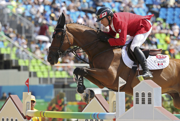 五輪で4つ目のメダルを狙うはずだった馬術障害のエリック・ラメーズ選手（カナダ）／（Ｃ）ロイター