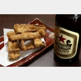 合う酒＝ビール（Ｃ）日刊ゲンダイ