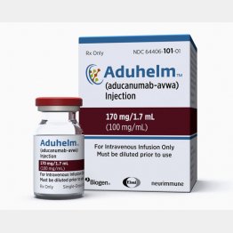 米バイオジェンとエーザイが共同開発したアルツハイマー病治療薬「アデュカヌマブ」（バイオジェン提供、ＡＰ＝共同）