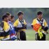 1996年アトランタ五輪代表の西野監督（中）と山本コーチ（右）／（Ｃ）Norio ROKUKAWA／office La Strada