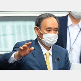 毎度の甘い“楽観論”(菅首相)/(C)日刊ゲンダイ