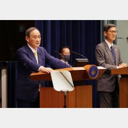 4度目の緊急事態宣言会見でも「政治責任」についてマトモに答えず（Ｃ）JMPA