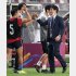 勝利に安堵する森保監督（Ｃ）JFA