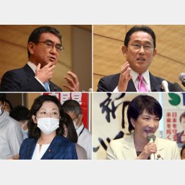出てきたメンバーは全員、安倍・菅政治を継承の馬鹿馬鹿らしさ(C)日刊ゲンダイ