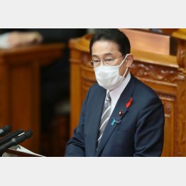 初の所信表明に臨んだ(C)日刊ゲンダイ