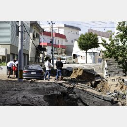 巨大地震はいつ起きてもおかしくない（2018年の北海道地震）／（Ｃ）共同通信社