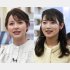 渡辺瑠海アナ（左）と安藤萌々アナ（Ｃ）日刊ゲンダイ