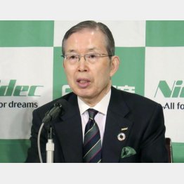 日本電産の永守会長（Ｃ）共同通信社