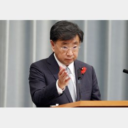 2度目の入閣の松野博一官房長官（Ｃ）共同通信社