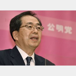 学者肌の斉藤鉄夫国交相（Ｃ）共同通信社